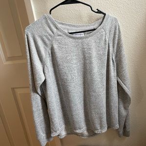 Buttery soft grey crew neck
